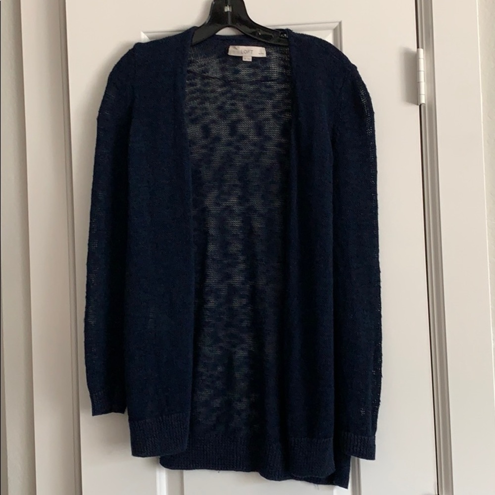 Ann Taylor Loft navy sweater